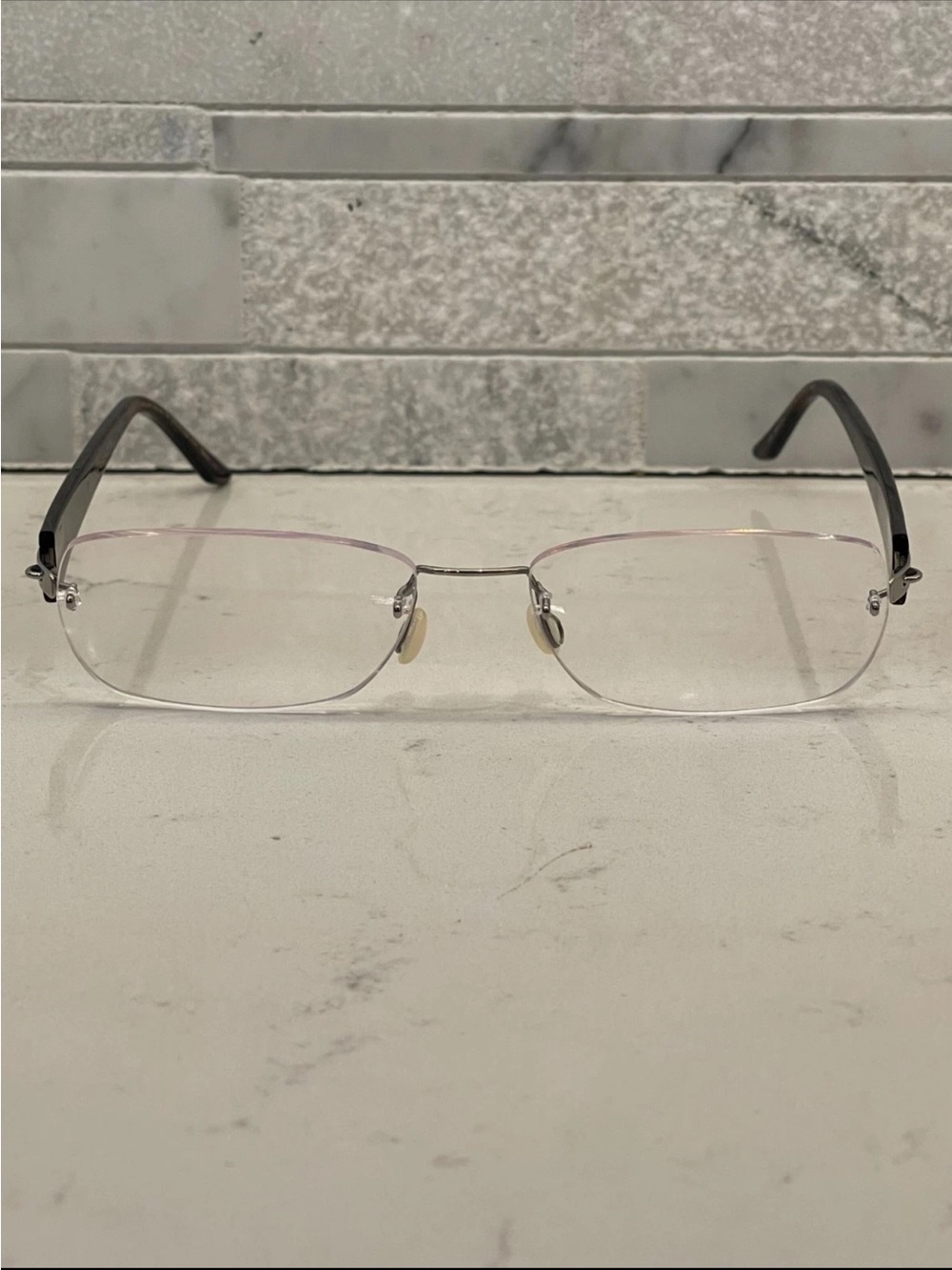 LINDBERG Spirit Titanium T50 135 Col K25 Eyeglasses Rimless Tortoise *FRAME ONLY